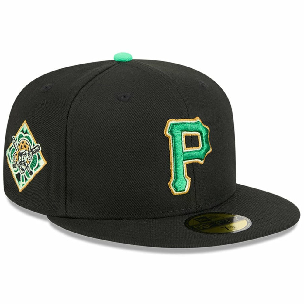 Pittsburgh Pirates New Era 2026 St. Patrick's Day 59FIFTY Fitted Hat - Black - New Era Sale