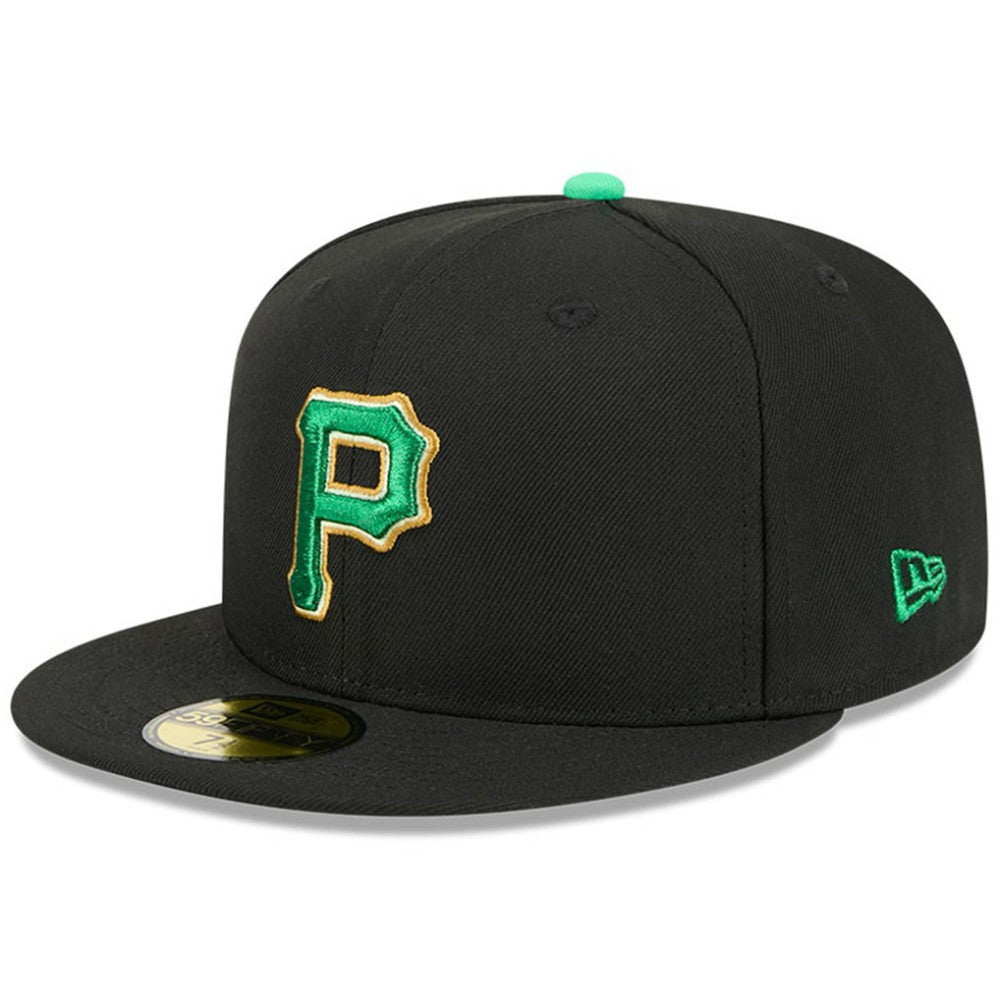 Pittsburgh Pirates New Era 2026 St. Patrick's Day 59FIFTY Fitted Hat - Black - New Era Sale