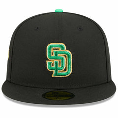 San Diego Padres New Era 2026 St. Patrick's Day 59FIFTY Fitted Hat - Black - New Era on Sale
