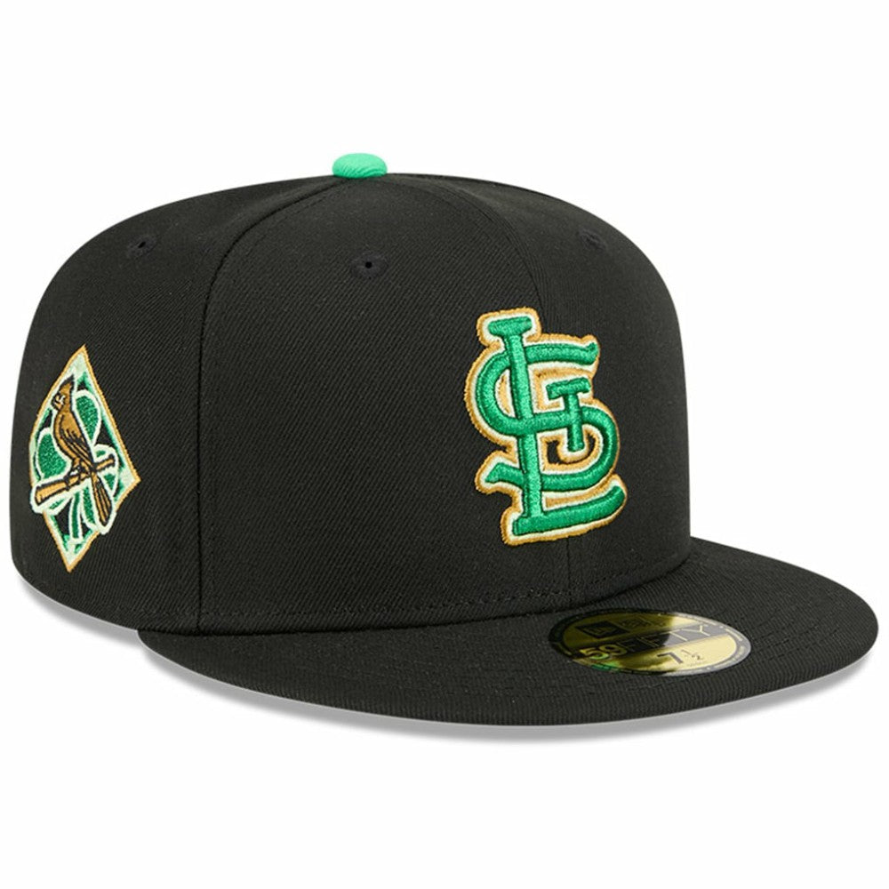St. Louis Cardinals New Era 2026 St. Patrick's Day 59FIFTY Fitted Hat - Black - New Era Discount