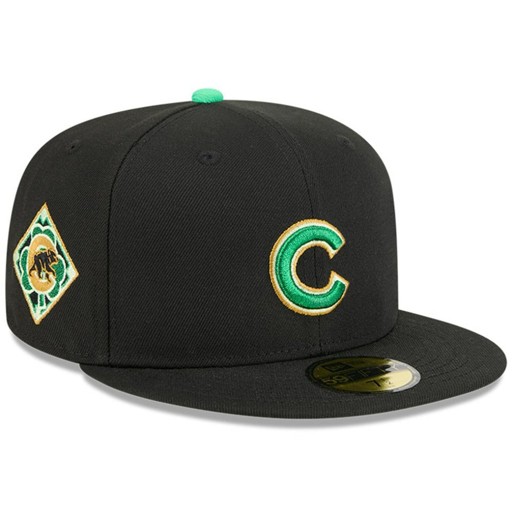 Chicago Cubs New Era 2026 St. Patrick's Day 59FIFTY Fitted Hat - Black - New Era on Sale