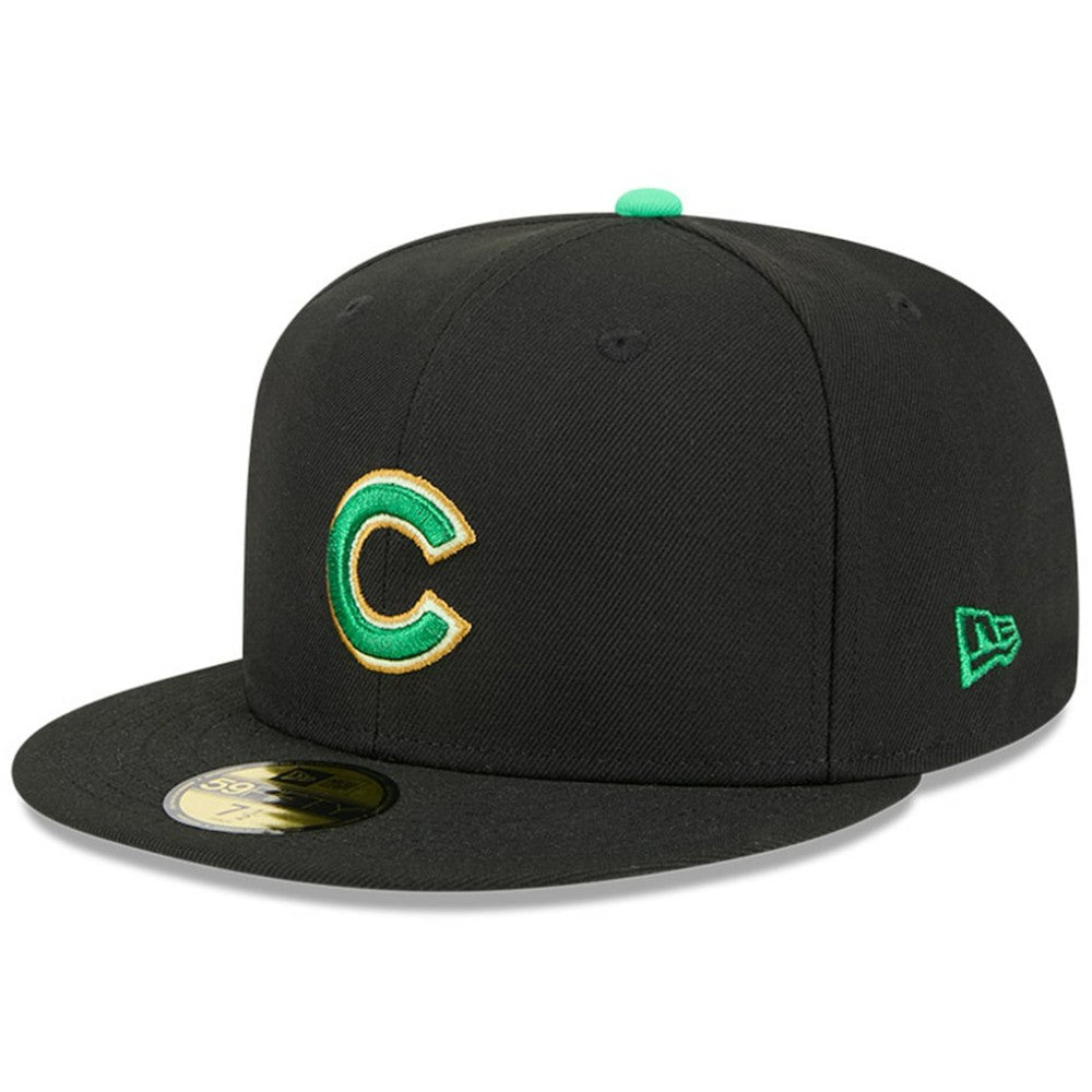 Chicago Cubs New Era 2026 St. Patrick's Day 59FIFTY Fitted Hat - Black - New Era on Sale
