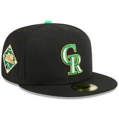 Colorado Rockies New Era 2026 St. Patrick's Day 59FIFTY Fitted Hat - Black - New Era Discount