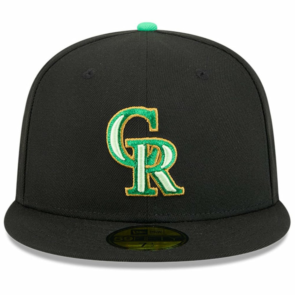 Colorado Rockies New Era 2026 St. Patrick's Day 59FIFTY Fitted Hat - Black - New Era Discount