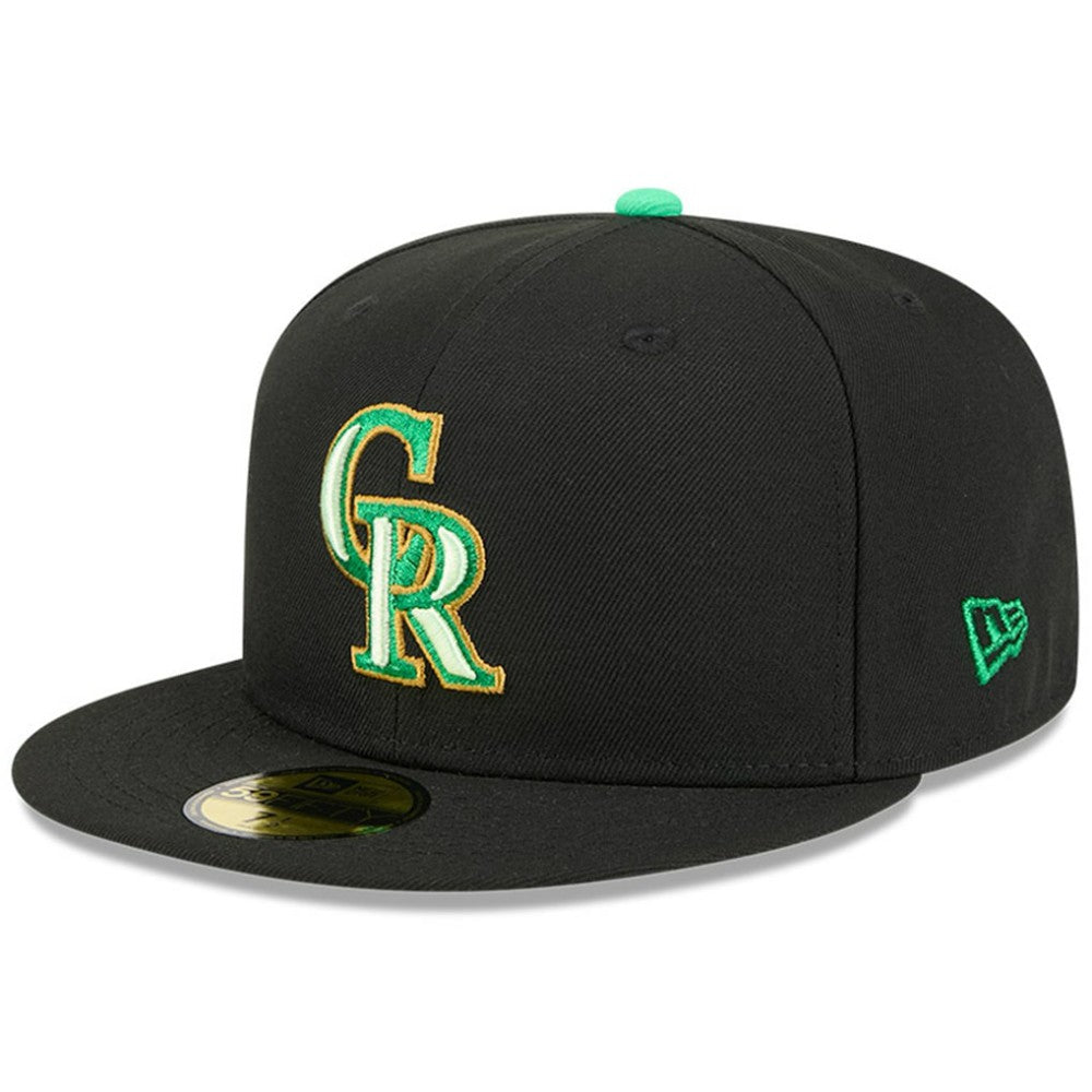 Colorado Rockies New Era 2026 St. Patrick's Day 59FIFTY Fitted Hat - Black - New Era Discount