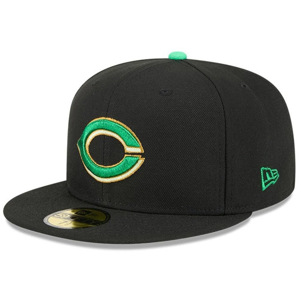 Cincinnati Reds New Era 2026 St. Patrick's Day 59FIFTY Fitted Hat - Black - New Era on Sale