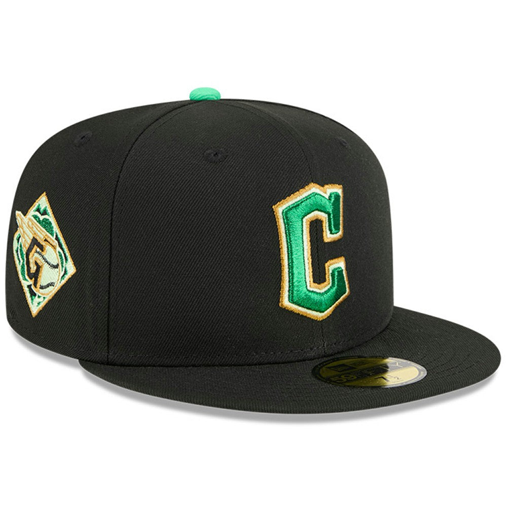 Cleveland Guardians New Era 2026 St. Patrick's Day 59FIFTY Fitted Hat - Black - New Era Online