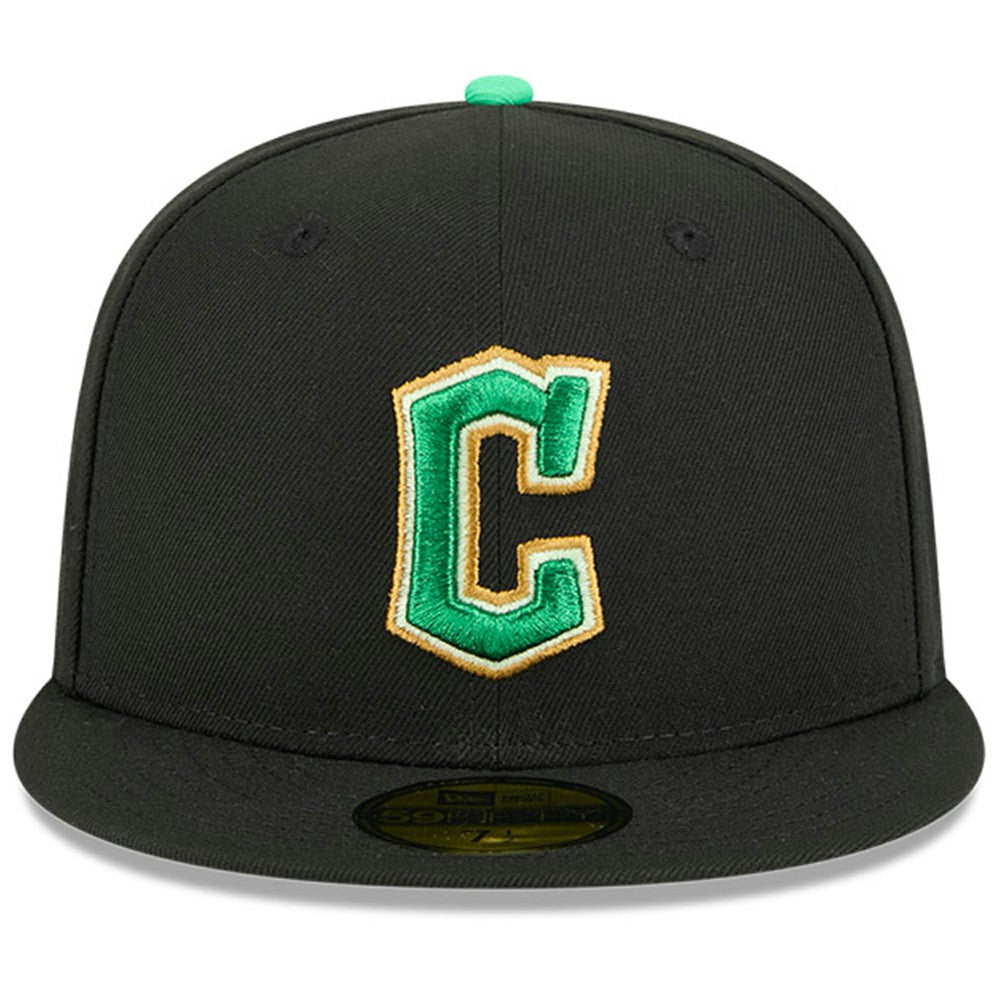 Cleveland Guardians New Era 2026 St. Patrick's Day 59FIFTY Fitted Hat - Black - New Era Online