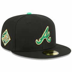 Atlanta Braves New Era 2026 St. Patrick's Day 59FIFTY Fitted Hat - Black - New Era on Sale