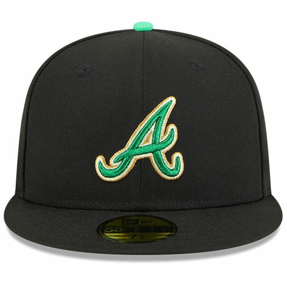 Atlanta Braves New Era 2026 St. Patrick's Day 59FIFTY Fitted Hat - Black - New Era on Sale