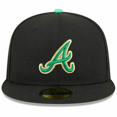 Atlanta Braves New Era 2026 St. Patrick's Day 59FIFTY Fitted Hat - Black - New Era on Sale