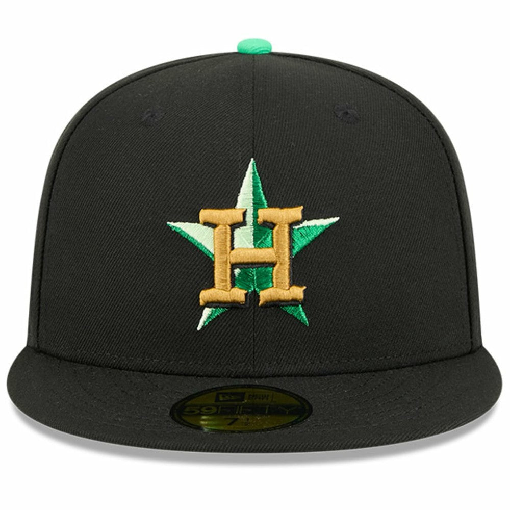 Houston Astros New Era 2026 St. Patrick's Day 59FIFTY Fitted Hat - Black - New Era Lifestyle