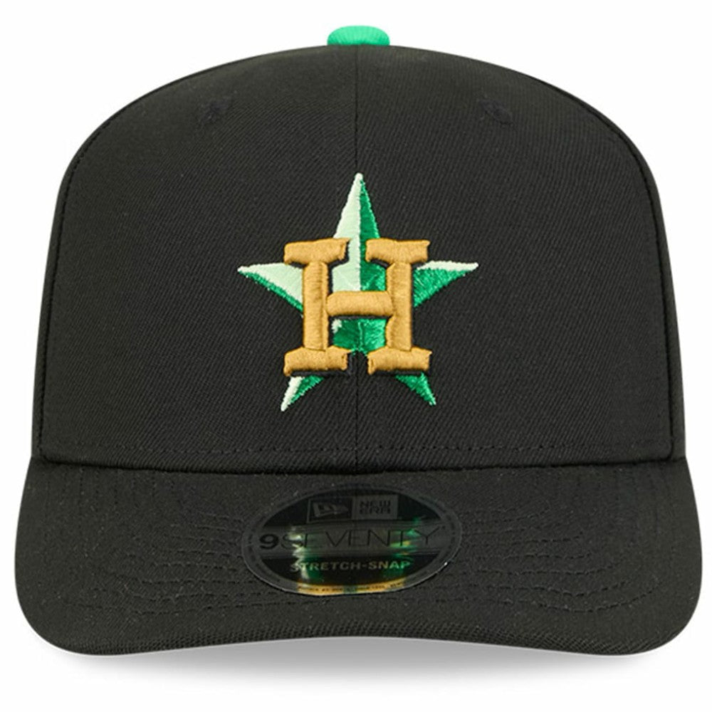 Houston Astros New Era 2026 St. Patrick's Day 9SEVENTY Adjustable Hat - Black - New Era on Sale