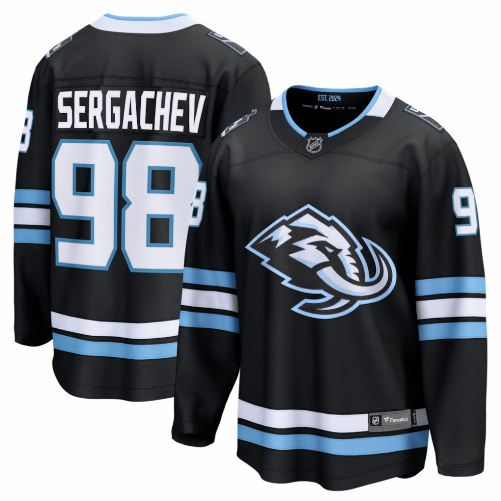 Mikhail Sergachev Utah Mammoth Fanatics Home Breakaway Player Jersey - Black - NHL 203144647