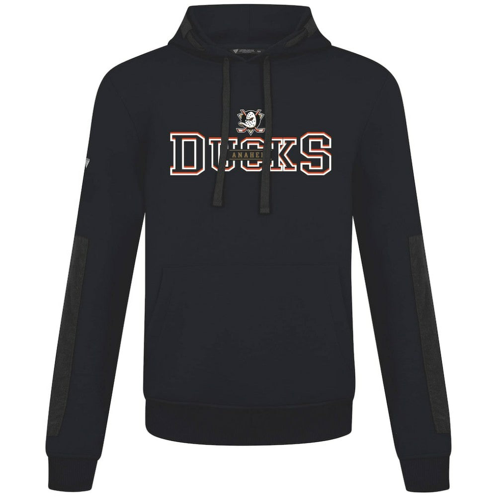 Anaheim Ducks Levelwear Bombay Journey Pullover Hoodie - Black - NHL 203144717