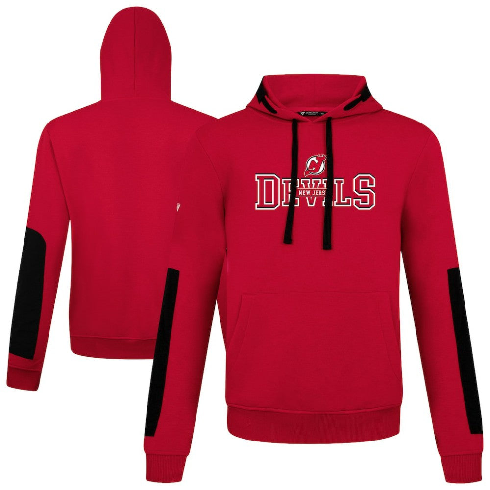 New Jersey Devils Levelwear Bombay Journey Pullover Hoodie - Red - NHL 203144719