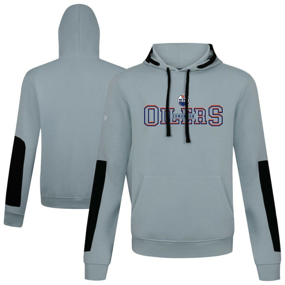 Edmonton Oilers Levelwear Bombay Journey Pullover Hoodie - Gray - NHL 203144764