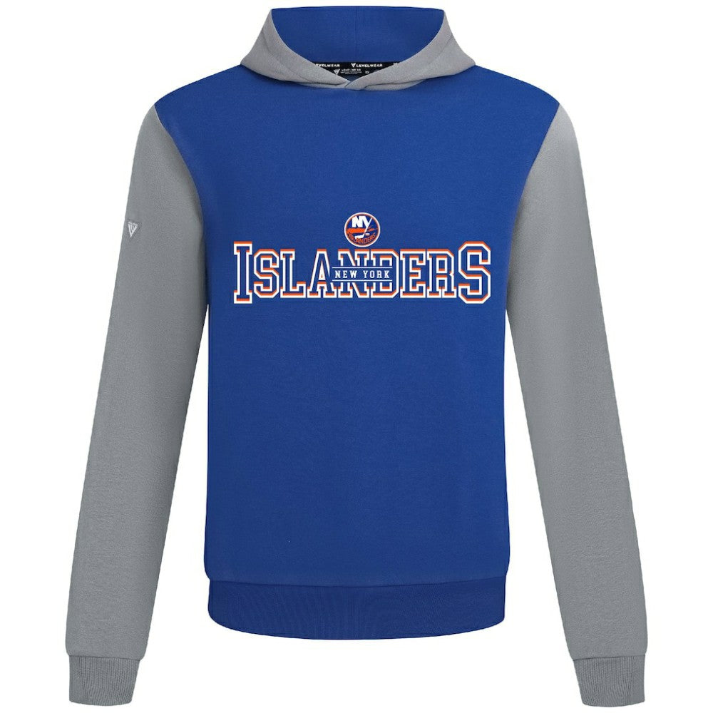New York Islanders Levelwear Ultimate Journey Pullover Hoodie - Royal/Gray - NHL 203144773