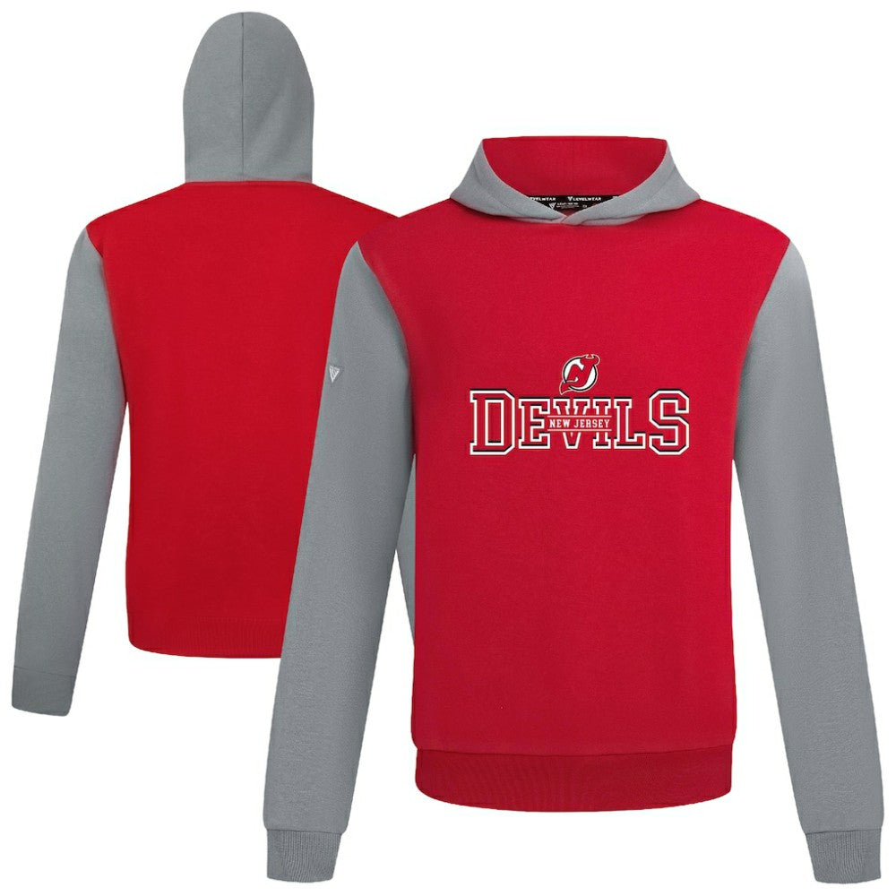 New Jersey Devils Levelwear Ultimate Journey Pullover Hoodie - Red/Gray - NHL 203144778