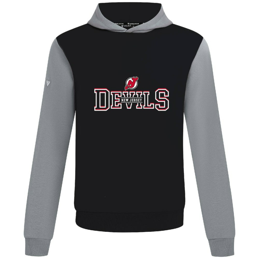 New Jersey Devils Levelwear Ultimate Journey Pullover Hoodie - Black/Gray - NHL 203144779