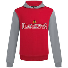 Chicago Blackhawks Levelwear Ultimate Journey Pullover Hoodie - Red/Gray - NHL 203144781