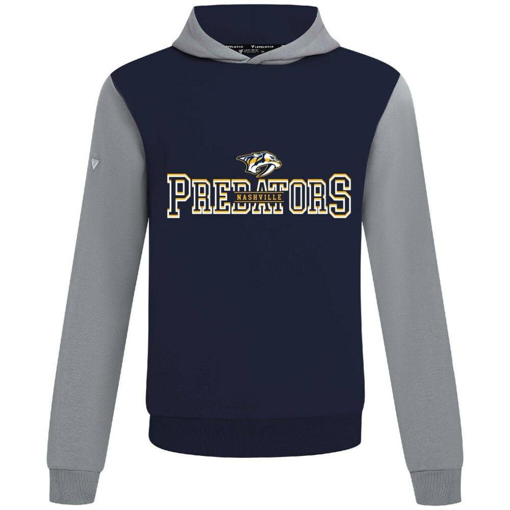 Nashville Predators Levelwear Ultimate Journey Pullover Hoodie - Navy/Gray - NHL 203144785