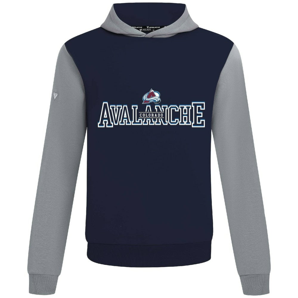 Colorado Avalanche Levelwear Ultimate Journey Pullover Hoodie - Navy/Gray - NHL 203144786