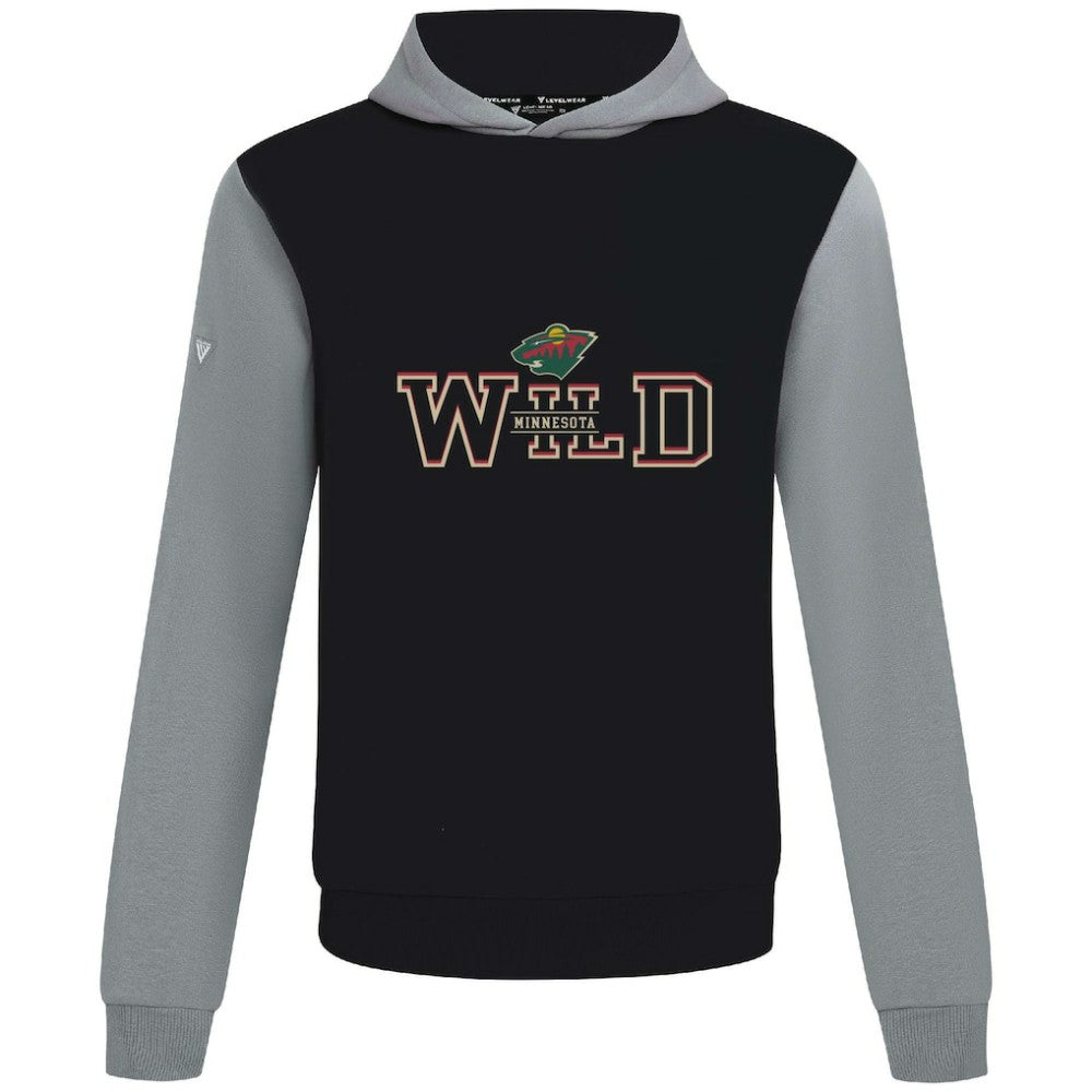 Minnesota Wild Levelwear Ultimate Journey Pullover Hoodie - Black/Gray - NHL 203144787