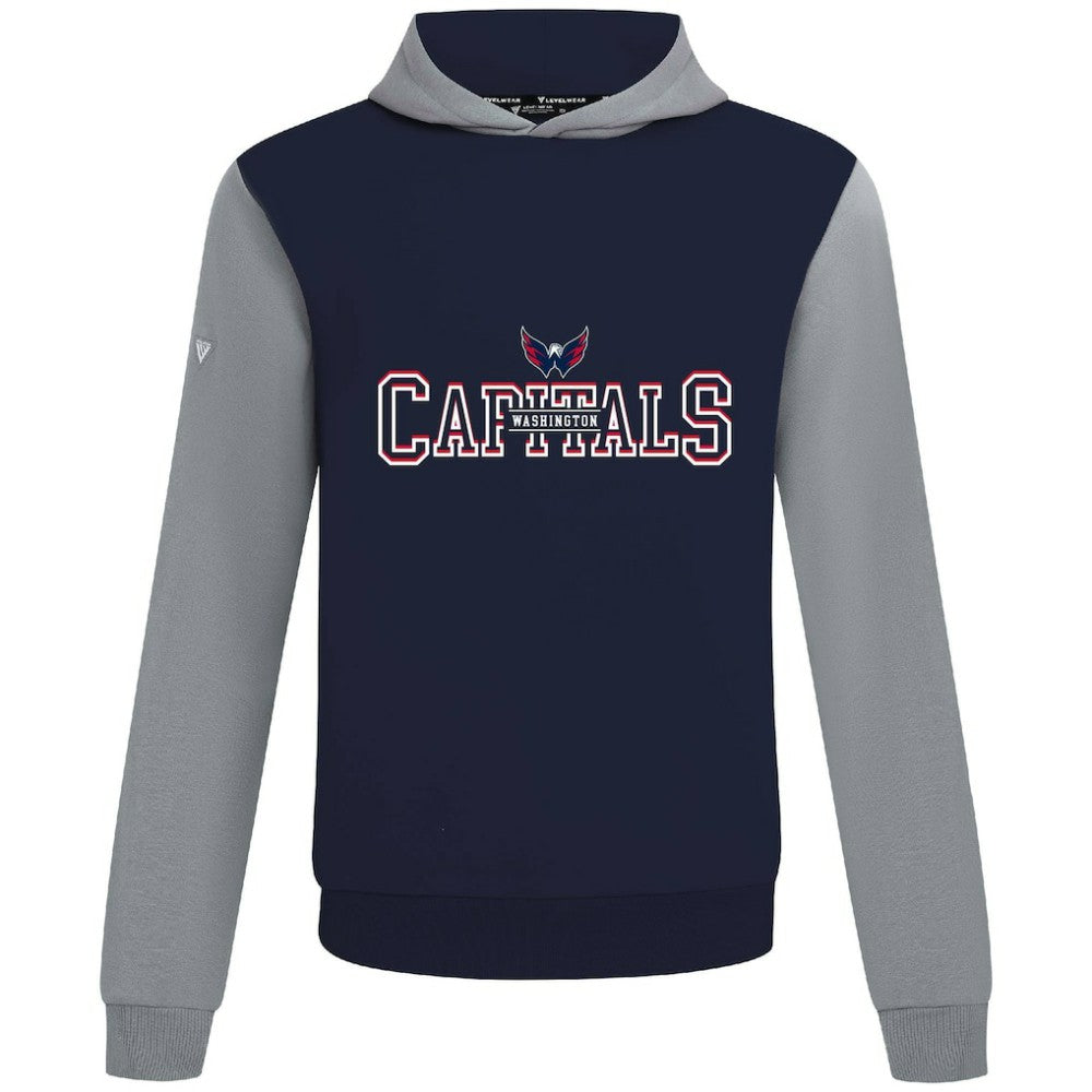 Washington Capitals Levelwear Ultimate Journey Pullover Hoodie - Navy/Gray - NHL 203144792