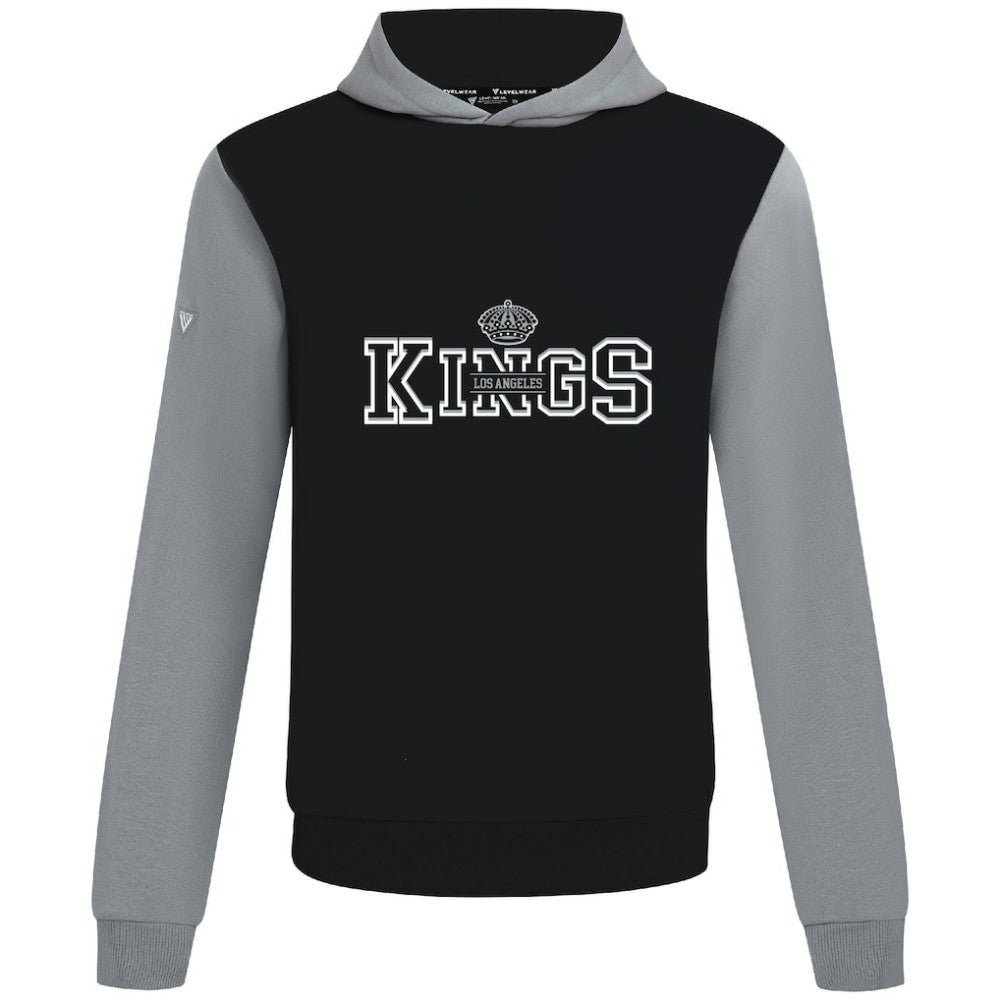 Los Angeles Kings Levelwear Ultimate Journey Pullover Hoodie - Black/Gray - NHL 203144794