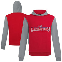 Montreal Canadiens Levelwear Ultimate Journey Pullover Hoodie - Red/Gray - NHL 203144805