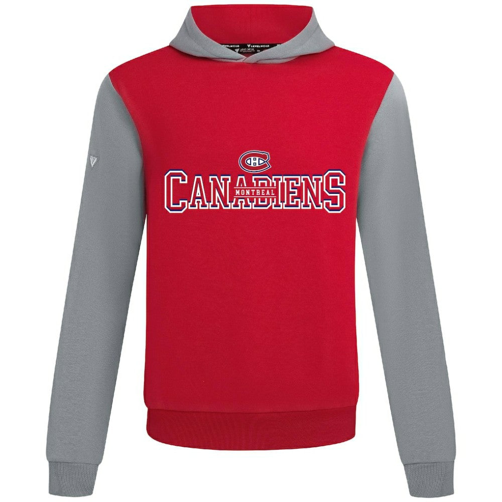 Montreal Canadiens Levelwear Ultimate Journey Pullover Hoodie - Red/Gray - NHL 203144805