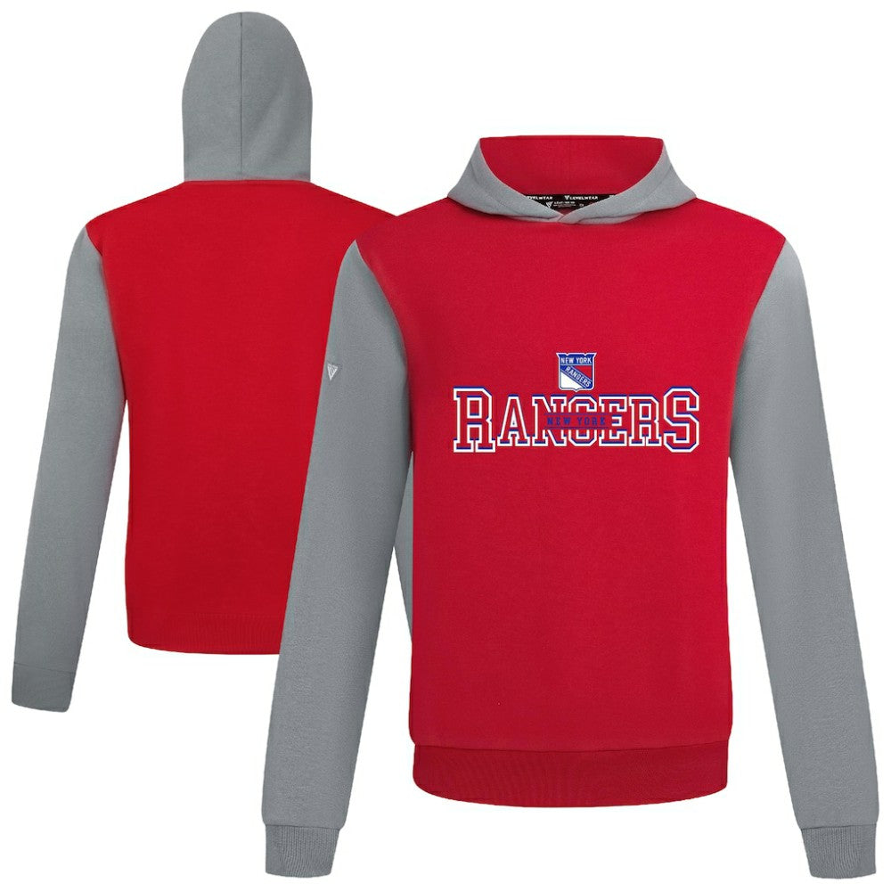 New York Rangers Levelwear Ultimate Journey Pullover Hoodie - Red/Gray - NHL 203144809