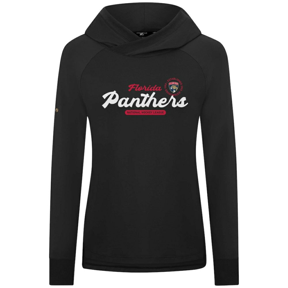 Florida Panthers Levelwear Women's Slender Monument Raglan Pullover Hoodie - Black - NHL 203144856