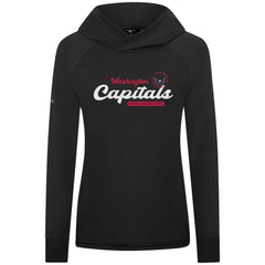 Washington Capitals Levelwear Women's Slender Monument Raglan Pullover Hoodie - Black - NHL 203144858