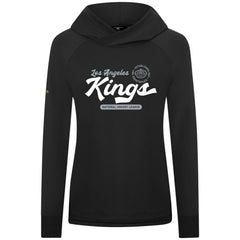 Los Angeles Kings Levelwear Women's Slender Monument Raglan Pullover Hoodie - Black - NHL 203144860