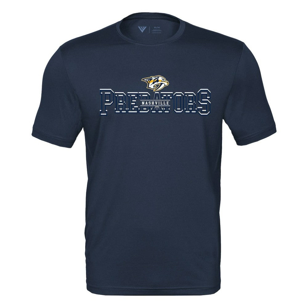 Nashville Predators Levelwear Anthem Journey Performance T-Shirt - Navy - NHL 203144878