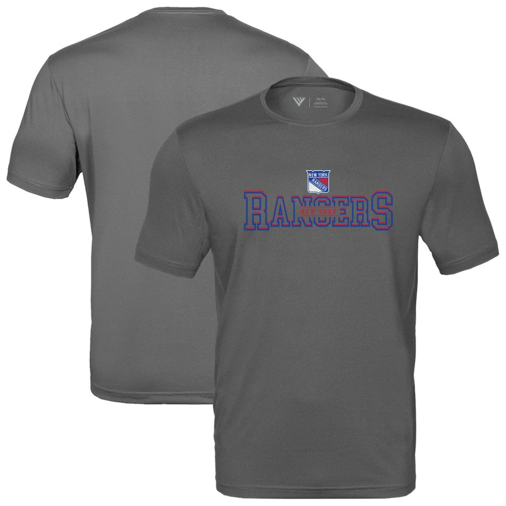 New York Rangers Levelwear Anthem Journey Performance T-Shirt - Charcoal - NHL 203144879