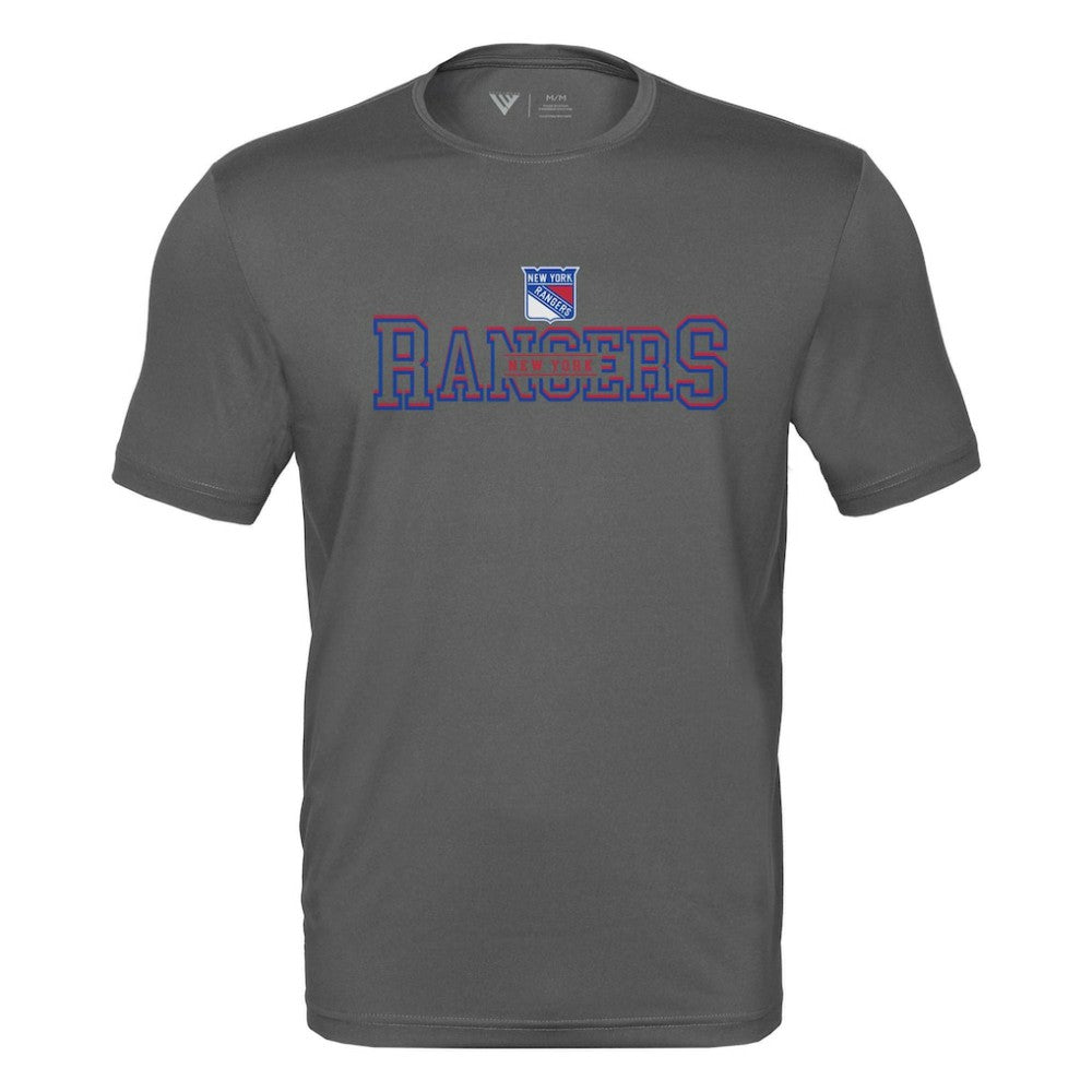 New York Rangers Levelwear Anthem Journey Performance T-Shirt - Charcoal - NHL 203144879