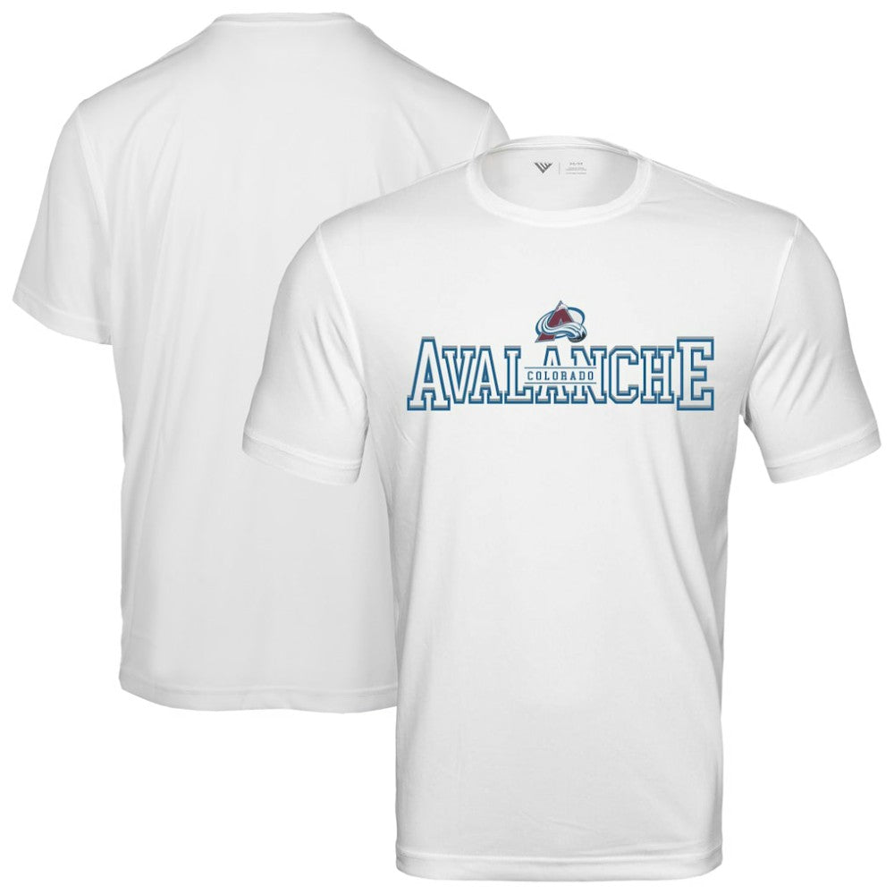 Colorado Avalanche Levelwear Anthem Journey Performance T-Shirt - White - NHL 203144882