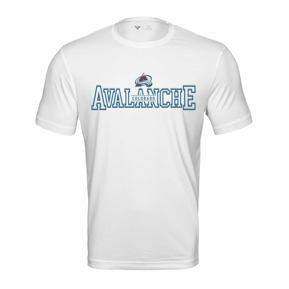 Colorado Avalanche Levelwear Anthem Journey Performance T-Shirt - White - NHL 203144882