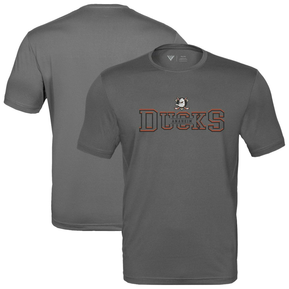 Anaheim Ducks Levelwear Anthem Journey Performance T-Shirt - Charcoal - NHL 203144895