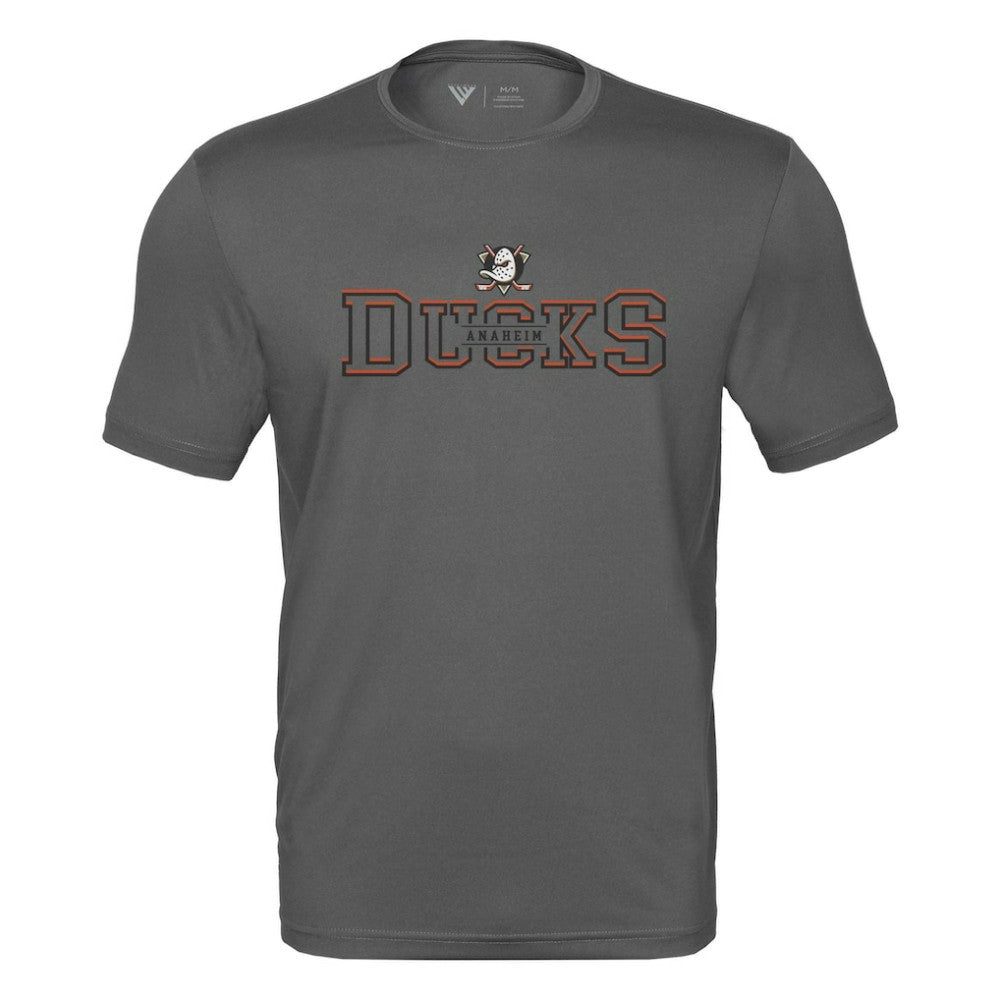 Anaheim Ducks Levelwear Anthem Journey Performance T-Shirt - Charcoal - NHL 203144895