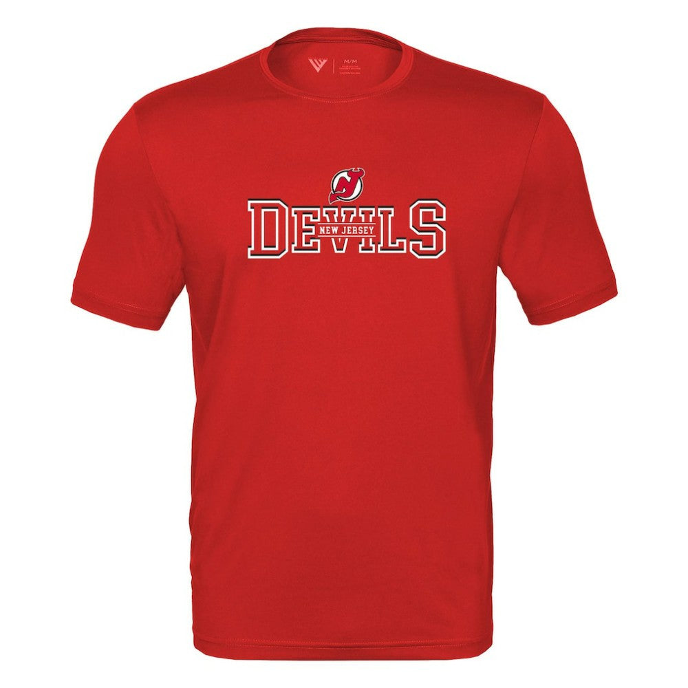 New Jersey Devils Levelwear Anthem Journey Performance T-Shirt - Red - NHL 203144897