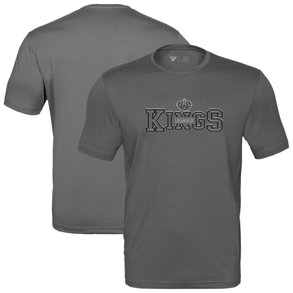 Los Angeles Kings Levelwear Anthem Journey Performance T-Shirt - Charcoal - NHL 203144902