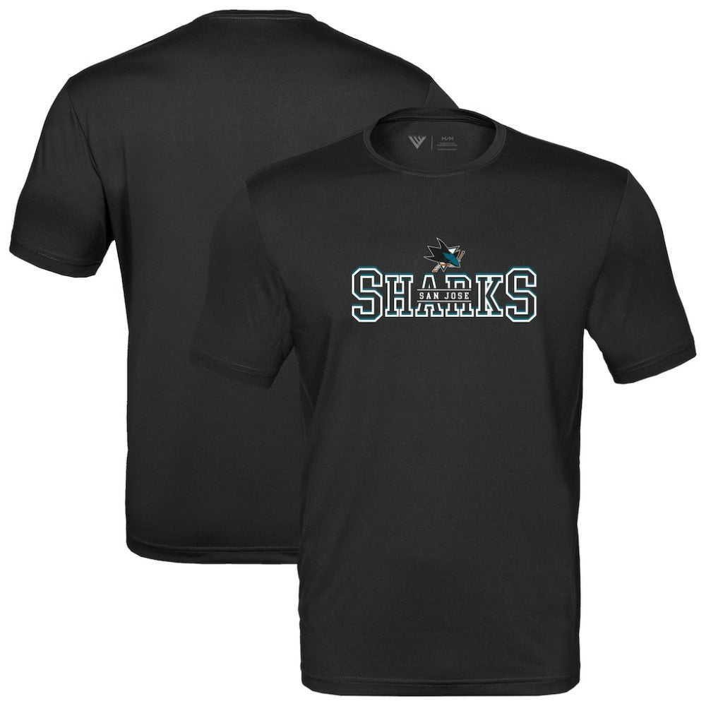 San Jose Sharks Levelwear Anthem Journey Performance T-Shirt - Black - NHL 203144903