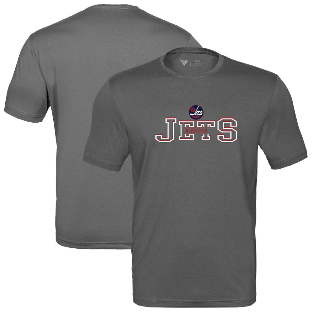 Winnipeg Jets Levelwear Anthem Journey Performance T-Shirt - Charcoal - NHL 203144906