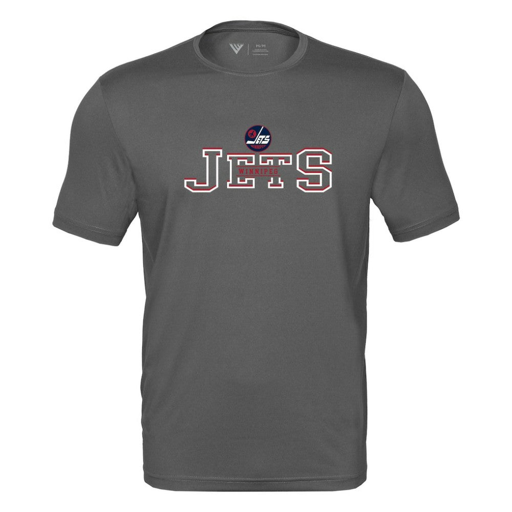 Winnipeg Jets Levelwear Anthem Journey Performance T-Shirt - Charcoal - NHL 203144906