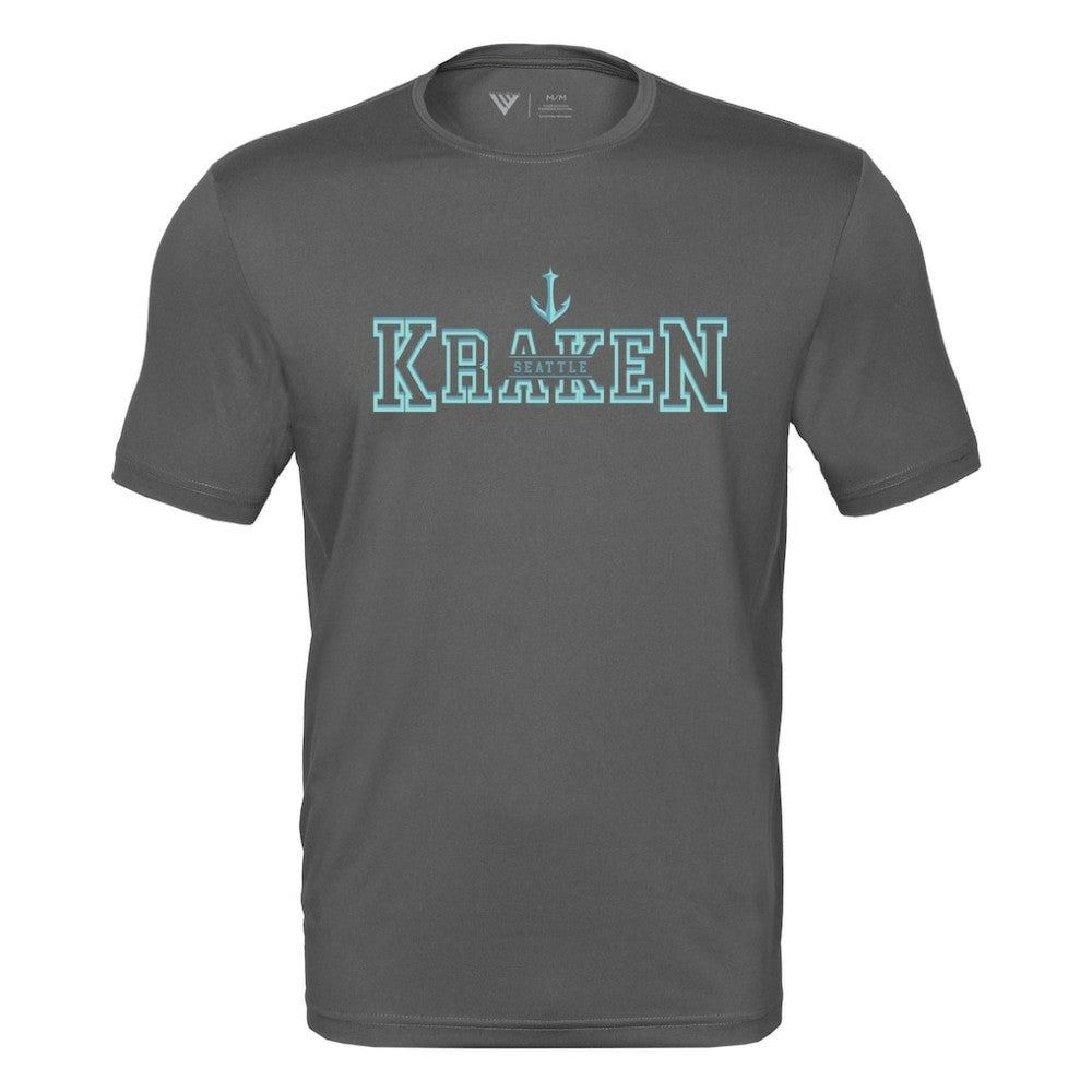 Seattle Kraken Levelwear Anthem Journey Performance T-Shirt - Charcoal - NHL 203144914