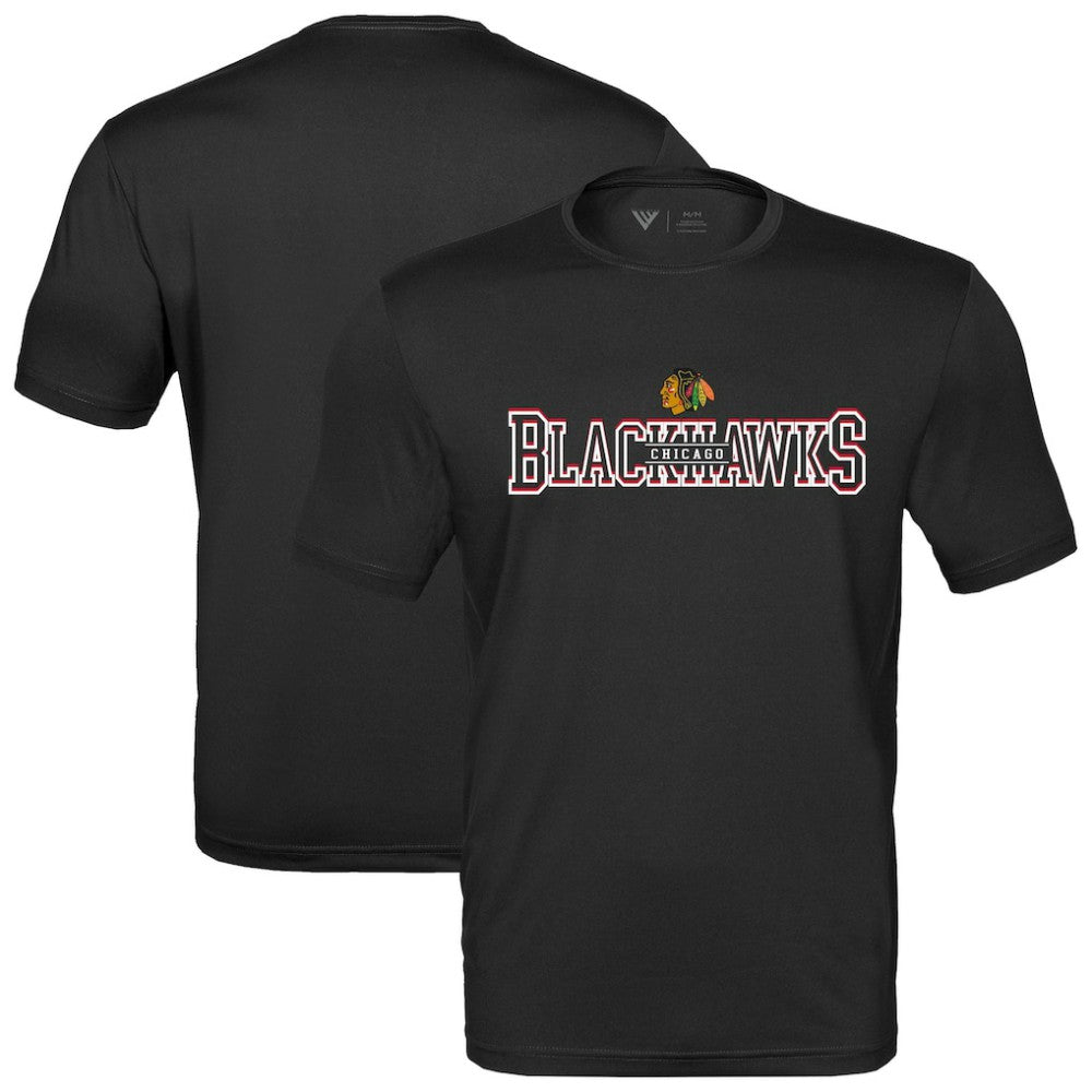 Chicago Blackhawks Levelwear Anthem Journey Performance T-Shirt - Black - NHL 203144915